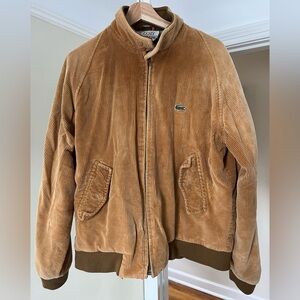 Vintage izod / lacoste corduroy jacket